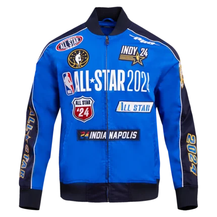 Introducing the NBA All-Star Game 2024 Men's Twill Jacket!