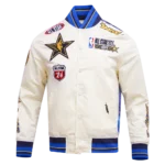 Introducing the NBA All-Star Game 2024 Men's Satin Jacket!