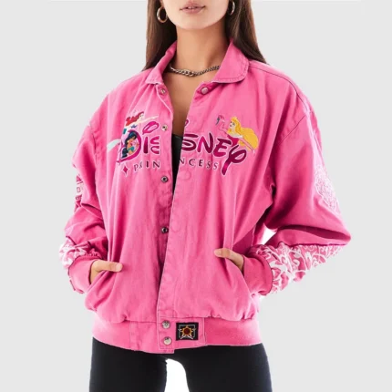 Crafted for the speedway, behold the Disney Princess Daytona 500 Jacket