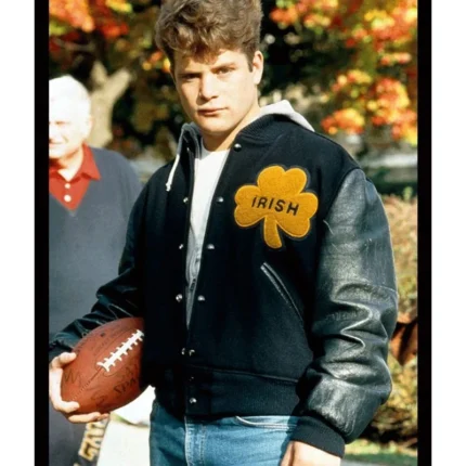 Stylish University of Notre Dame jacket inspired by the iconic Rudy movie.