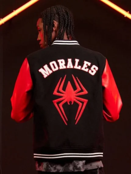 Miles Morales Spider-Verse Inspired Varsity Jacket
