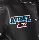 AVIREX X STARTER SUPER BOWL LX LEATHER JACKET - Image 4