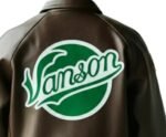 Los Bronx Baseball Vanson Leather Jacket - Image 4