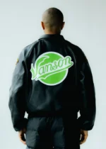 FLY GEENIUS X VANSON | BOMBER JACKET | QUEENS - BLACK - Image 4