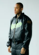 FLY GEENIUS X VANSON | BOMBER JACKET | QUEENS - BLACK - Image 3