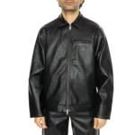 Detroit Jacket Black - Giacca Similpelle Uomo Nera Uomo CARHARTT WIP