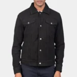 Men’s Premium Streetwear Black Leather Coat - Image 4