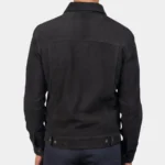 Men’s Premium Streetwear Black Leather Coat - Image 2