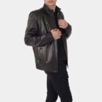 Bazzaro Leather Biker Jacket