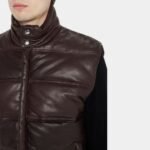 Nolan Brown Puffer Vest - Image 4