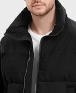 Men’s Parachute Black Puffer Jacket - Image 3
