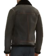 Alberto Men’s Brown B-6 Bomber Leather Jacket - Image 2