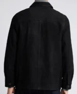 Men’s Black Felt shirt Suede Jacket - Image 2