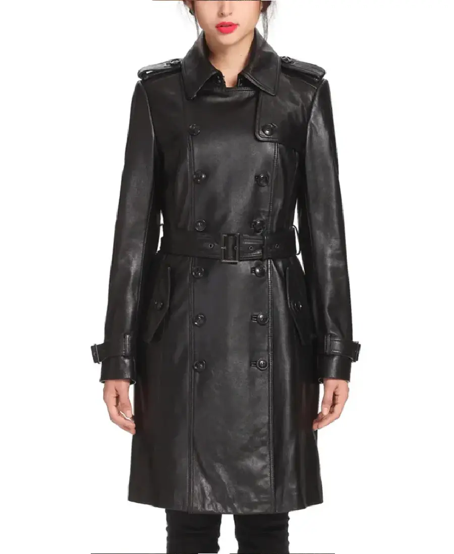Shop-the-Womens-New-York-Double-Breasted-Lambskin-Leather-Coat