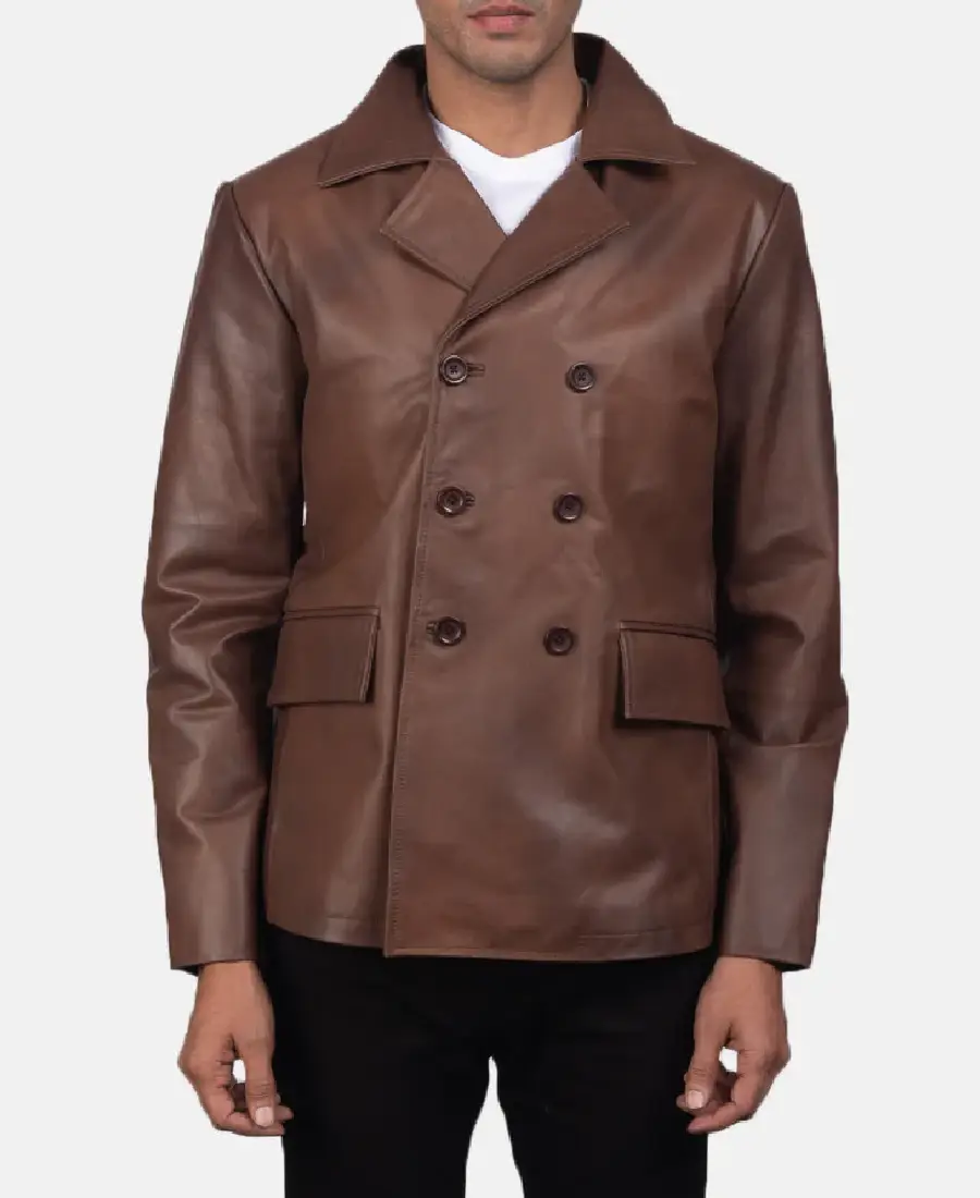 Show-the-Men-Bailey-Brown-Leather-Peacoat