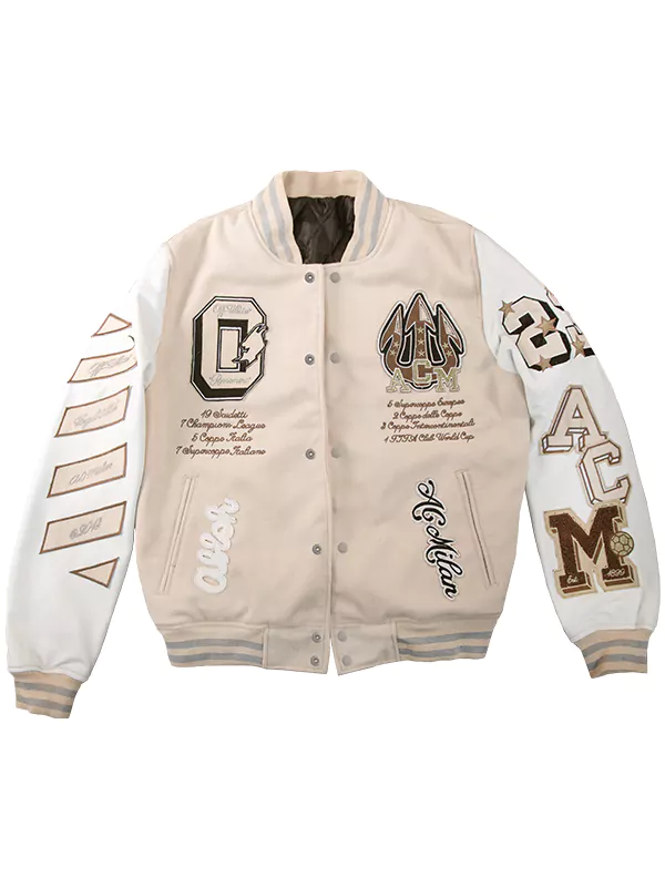 AC-Milan-Off-White-Bomber-Jacket AC Milan Off White Jacket - Image 1