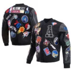 Introducing the sleek Men's Pro Standard Black 2022 NBA All-Star Game Full-Zip Varsity Jacket!
